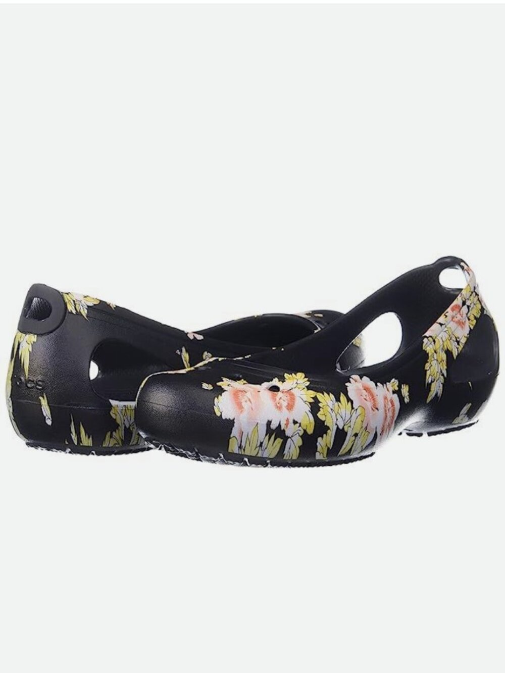 NEW! CROCS KADEE PINK SEASONAL PRINTED Women’s Fall Floral Ballet Flat Slip-On